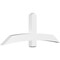 Ekena Millwork Bellingham Architectural Grade PVC Gable Bracket, 72"W x 27"H x 4"D x 6"F, 9/12 Pitch GBP072X27X0406BEL00 - alternate 1